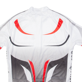UBS Full Zip Cycling Mens Jersey White 3XL