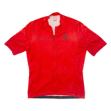 SCOTT Full Zip Cycling Mens Jersey Red 2XL