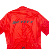 SCOTT Full Zip Cycling Mens Jersey Red 2XL