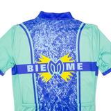 BIEMME Cycling Mens Jersey Green 1/4 Zip L