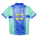 BIEMME Cycling Mens Jersey Green 1/4 Zip L