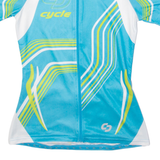 Full Zip Cycling Womens Jersey Blue S