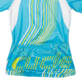 Full Zip Cycling Womens Jersey Blue S