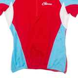 GONSO Cycling Womens Jersey Red 1/4 Zip UK 12