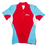 GONSO Cycling Womens Jersey Red 1/4 Zip UK 12