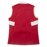XWAVE Cycling Womens Jersey Red Sleeveless 1/2 Zip S
