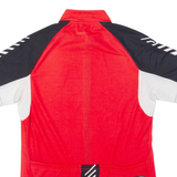 Full Zip Cycling Mens Jersey Red M