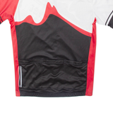 SWISS Full Zip Cycling Mens Jersey Red M