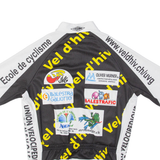 VEL D'HIV Full Zip Cycling Mens Jersey Black XS