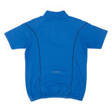 NAKAMURA Cycling Mens Jersey Blue 1/4 Zip L