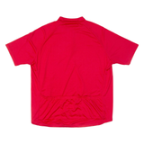 Cycling Mens Jersey Red 1/4 Zip 3XL