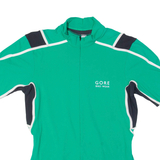 GORE Cycling Womens Jersey Green 1/2 Zip L