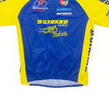 D.GIRARD Cycling Mens Jersey Blue 1/4 Zip L