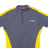STOKE Cycling Mens Jersey Grey 1/2 Zip M