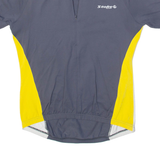 STOKE Cycling Mens Jersey Grey 1/2 Zip M