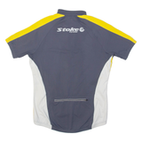 STOKE Cycling Mens Jersey Grey 1/2 Zip M