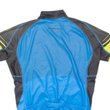 STOCKLI Full Zip Cycling Mens Jersey Blue M