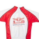 Full Zip Cycling Mens Jersey White M