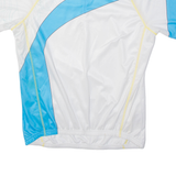 Cycling Mens Jersey White 1/2 Zip L