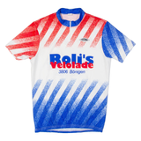 TZAMO Cycling Mens Jersey Blue 1/4 Zip L