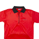 RACER Cycling Mens Jersey Red 1/4 Zip L