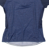 DECATHLON Cycling Womens Jersey Blue 1/4 Zip M