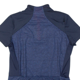 DECATHLON Cycling Womens Jersey Blue 1/4 Zip M