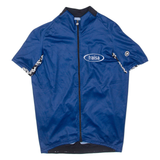 FRAISA Full Zip Cycling Mens Jersey Blue S