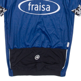FRAISA Full Zip Cycling Mens Jersey Blue S