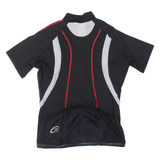 GONSO Cycling Womens Jersey Black 1/4 Zip UK 12