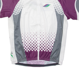 TWERENBOLD Full Zip Cycling Mens Jersey Purple XL