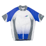TWERENBOLD Full Zip Cycling Mens Jersey White M