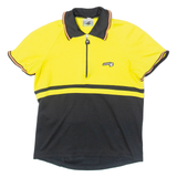 BRIKO Cycling Womens Jersey Yellow 1/4 Zip S