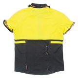 BRIKO Cycling Womens Jersey Yellow 1/4 Zip S