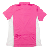 RACER Floral Cycling Womens Jersey Pink 1/4 Zip S