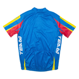 CRANE Full Zip Cycling Mens Jersey Blue L