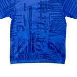 ENERGY Cycling Mens Jersey Blue 1/4 Zip L