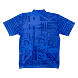 ENERGY Cycling Mens Jersey Blue 1/4 Zip L