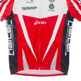 Full Zip Cycling Mens Jersey Red XS