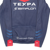 OWAYO Full Zip Cycling Mens Jersey Blue Long Sleeve M