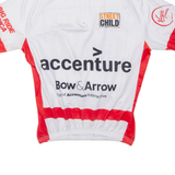 Street Child Cycling Mens Jersey White 1/4 Zip L