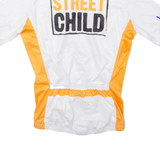 Street Child Cycling Mens Jersey White 1/4 Zip L
