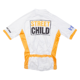 Street Child Cycling Mens Jersey White 1/4 Zip L