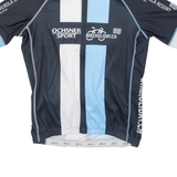 89 SPORTS Full Zip Cycling Mens Jersey Black XL