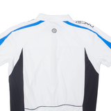 RACER Cycling Mens Jersey White 1/2 Zip L