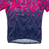 ROUDA Full Zip Cycling Mens Jersey Blue M