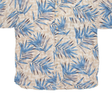 IMPRINTS Mens Hawaiian Shirt Blue Crazy Pattern XL