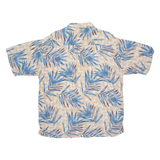 IMPRINTS Mens Hawaiian Shirt Blue Crazy Pattern XL