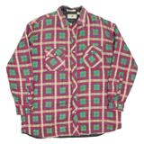 NORTHWEST TERRITORY Mens Lumberjack Shirt Maroon Check Long Sleeve 2XL
