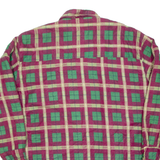 NORTHWEST TERRITORY Mens Lumberjack Shirt Maroon Check Long Sleeve 2XL